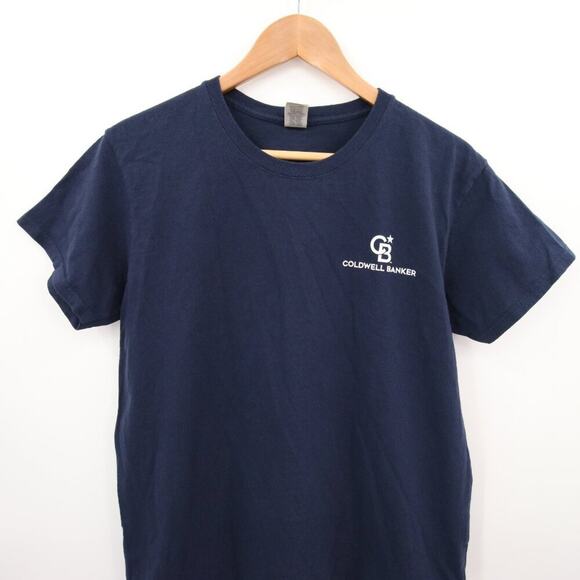 Coldwell Banker T-Shirt Navy Blue Logo Crewneck Short Sleeve Realtor Real Estate - Picture 10 of 15